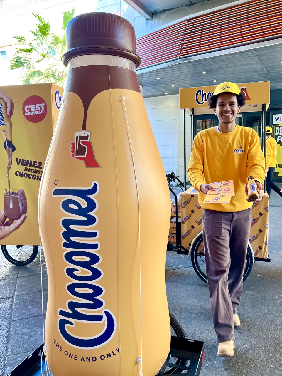 Activation - retail - echantillonnage - Affichage mobile - 2025 - activation ooh street marketing evenement | Velo Expo | Veymont
