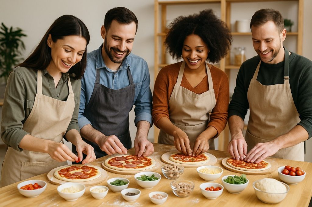 Ateliers culinaires participatifs team building culinaire atelier interactif salon｜Veymont