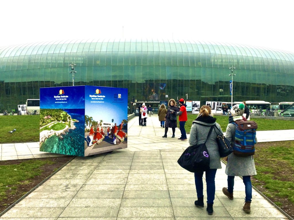 0 Large publicite activation ooh agence street marketing strasbourg | Veymont