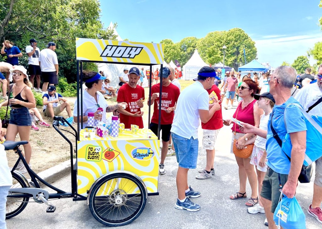 Charrette - Marseille - Velo Expo x Holy - stand mobile pour degustation et echantillonnage - marseille - mondial petanque - 2025