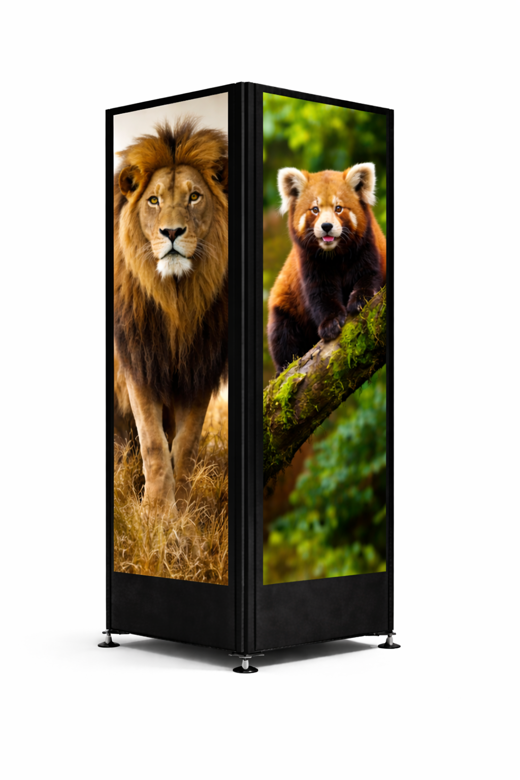 mobilier exposition plein air totem panneau｜veymont