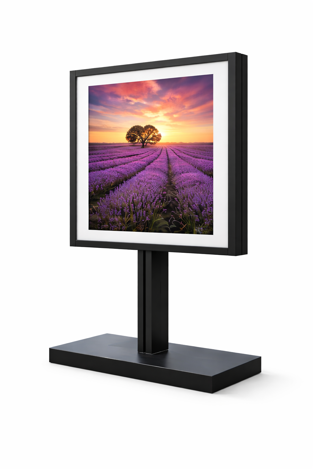 vitrine exposition photo exterieur biface grand format｜veymont