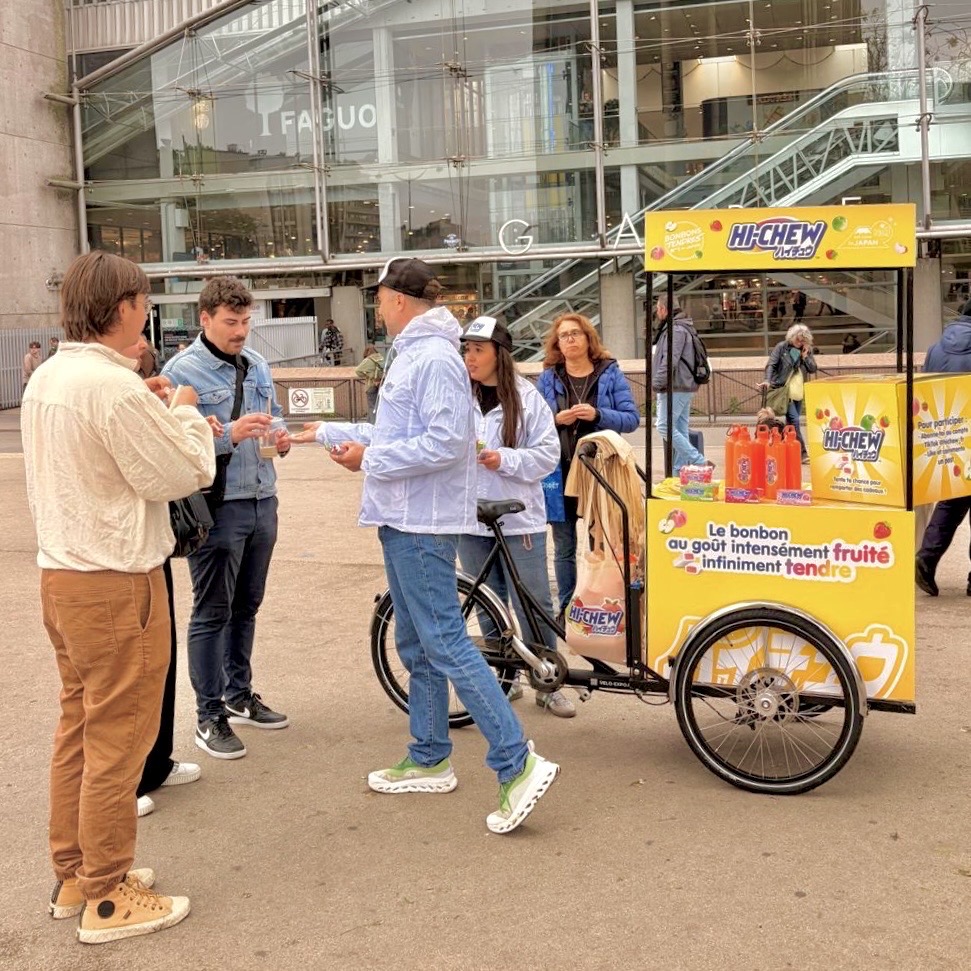 Veymont | Distribution d’échantillons HI-CHEW dans les principales villes françaises