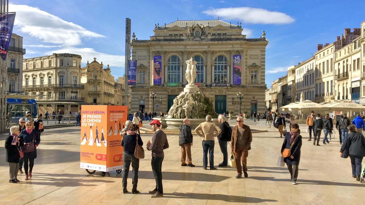 street marketing Montpellier