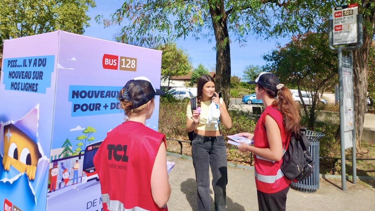 Campagne d’information à Lyon | information voyageurs